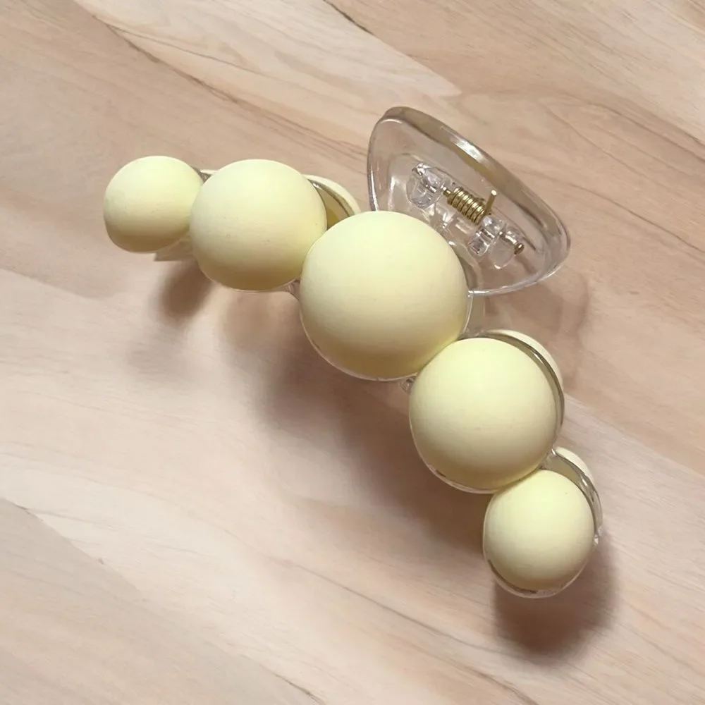 🤯5/$20🤯 Yellow Bubble Hair Claw
